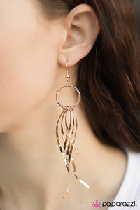 Paparazzi "Fuel The Flame" earring Paparazzi Jewelry