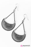 Paparazzi "Full Sail" Silver Earrings Paparazzi Jewelry