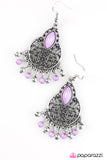 Paparazzi "Full Sail Ahead" Purple Earrings Paparazzi Jewelry