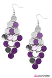 Paparazzi "Funky Town - Purple" earring Paparazzi Jewelry