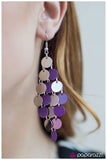 Paparazzi "Funky Town - Purple" earring Paparazzi Jewelry