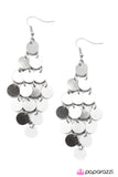 Paparazzi "Funky Town - White" earring Paparazzi Jewelry