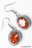 Paparazzi "Galactic Glam" Orange Earrings Paparazzi Jewelry