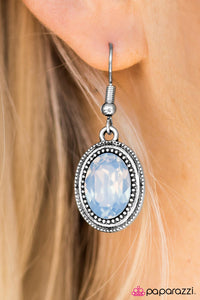 Paparazzi "Galactic Glam" Blue Earrings Paparazzi Jewelry