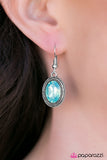 Paparazzi "Galactic Glam" Green Earrings Paparazzi Jewelry