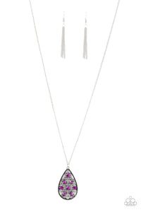 Paparazzi "Gala Glimmer" Pink Necklace & Earring Set Paparazzi Jewelry