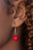 Paparazzi "Galapagos Glam" Red Necklace & Earring Set Paparazzi Jewelry