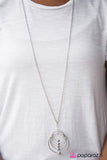 Paparazzi "Galaxies Away - Silver" necklace Paparazzi Jewelry
