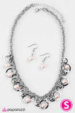 Paparazzi "Galaxy Gala" Pink Necklace & Earring Set Paparazzi Jewelry