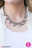 Paparazzi "Galaxy Gala" Pink Necklace & Earring Set Paparazzi Jewelry