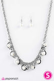 Paparazzi "Galaxy Gala" White Necklace & Earring Set Paparazzi Jewelry