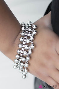 Paparazzi "Game On" Silver Bracelet Paparazzi Jewelry