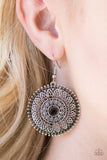 Paparazzi "Garden Flower" Black Earrings Paparazzi Jewelry