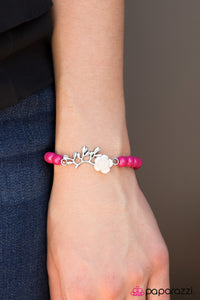 Paparazzi "Garden Grotto - Pink" bracelet Paparazzi Jewelry