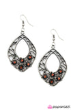 Paparazzi "Garden Party - Orange " earring Paparazzi Jewelry