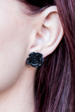 Paparazzi "Garden Rave - Black Post" earring Paparazzi Jewelry