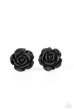 Paparazzi "Garden Rave - Black Post" earring Paparazzi Jewelry