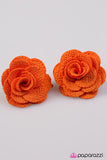 Paparazzi "Garden Roses" Orange Hair Clip Paparazzi Jewelry
