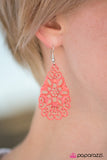 Paparazzi "Garden Tea Party" Orange Earrings Paparazzi Jewelry