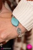 Paparazzi "GATHERER Around" Blue Bracelet Paparazzi Jewelry