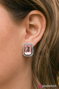 Paparazzi "Gatsby Glam" Pink Earrings Paparazzi Jewelry