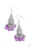 Paparazzi "Geisha Glam - Purple" earring Paparazzi Jewelry
