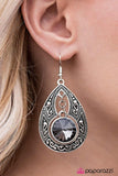 Paparazzi "Genie Glam" Silver Earrings Paparazzi Jewelry