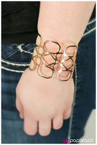 Paparazzi "Geo Goddess" Gold Bracelet Paparazzi Jewelry