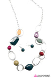 Paparazzi "Geo Queen" Multi Necklace & Earring Set Paparazzi Jewelry