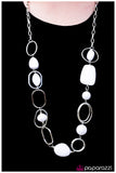 Paparazzi "Geo Queen - White" necklace Paparazzi Jewelry