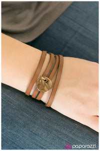 Paparazzi "Getting Back To Your Roots - Brown" bracelet Paparazzi Jewelry