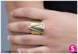 Paparazzi "Getting My Point Across - Brass" ring Paparazzi Jewelry