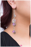 Paparazzi "Getting the Hang of It - Purple" earring Paparazzi Jewelry