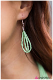 Paparazzi "Get With The BEAD" Green Necklace & Earring Set Paparazzi Jewelry