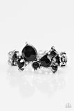 Paparazzi "Get Your Glitter On" Black Ring Paparazzi Jewelry