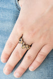 Paparazzi "Get Your Glitter On" Brass Ring Paparazzi Jewelry