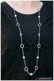 Paparazzi "Get Your Glow On - Green" necklace Paparazzi Jewelry