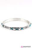 Paparazzi "Get Your Sparkle On" Blue Bracelet Paparazzi Jewelry