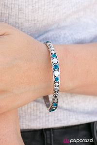 Paparazzi "Get Your Sparkle On" Blue Bracelet Paparazzi Jewelry