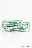 Paparazzi "Gimme Some Sugar" Green Wrap Bracelet Paparazzi Jewelry