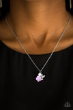 Paparazzi "Girl Glimmer" Purple Necklace & Earring Set Paparazzi Jewelry