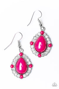 Paparazzi "Girl Jam" Pink Earrings Paparazzi Jewelry