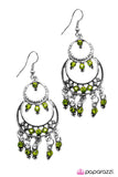 Paparazzi "Girls Night Out - Green" earring Paparazzi Jewelry