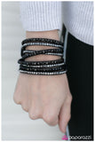 Paparazzi "Girl Squad" Black Wrap Bracelet Paparazzi Jewelry