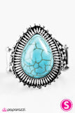Paparazzi "Give Em The Boot! - Blue" ring Paparazzi Jewelry