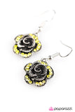 Paparazzi "Give Her Roses" Yellow Earrings Paparazzi Jewelry