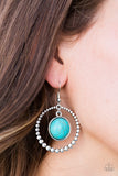 Paparazzi "Give It My WEST - Blue" earring Paparazzi Jewelry