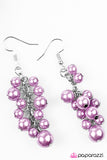 Paparazzi "Give Me A BAROQUE!" Purple Earrings Paparazzi Jewelry