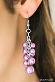 Paparazzi "Give Me A BAROQUE!" Purple Earrings Paparazzi Jewelry