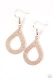 Paparazzi "Give Me A GLINT!" Rose Gold Earrings Paparazzi Jewelry